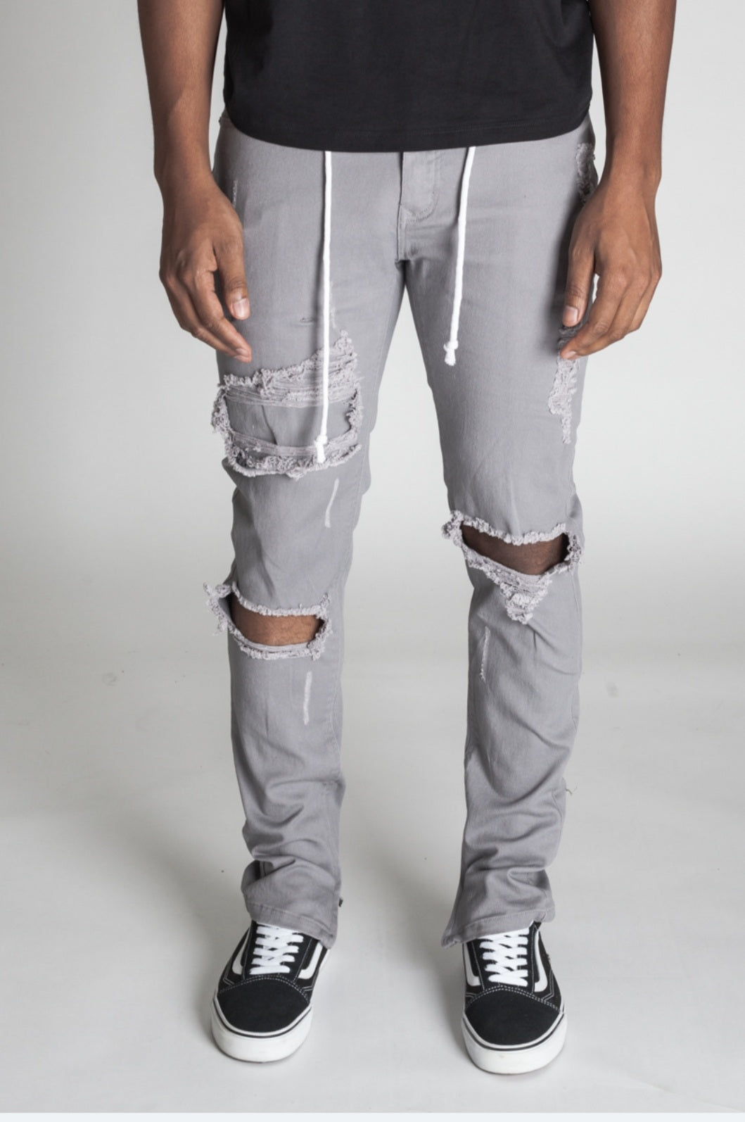 Ankle Zip Pants/Comfort Stretch/Skinny